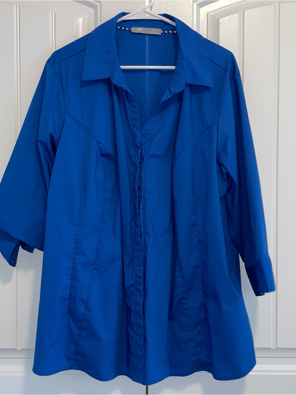 Lee Women’s Cobalt Blue Button-Front Shirt